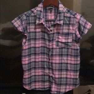 Girls plaid shirt size 14/16 X-Large
